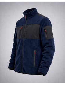 Lacivert Polar Mont – Fermuarlı Cepli Outdoor & Günlük Kullanım
