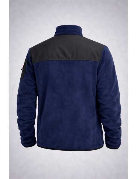 Lacivert Polar Mont – Fermuarlı Cepli Outdoor & Günlük Kullanım