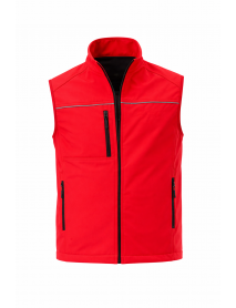 Softshell Outdoor Yelek Kırmızı | Softshell Fermuarlı Hafif Yelek