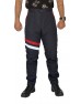 YSF WorkWear 180GR Elyaf Takviyeli Kapitone Astarlı Lacivert Kırmızı Soğuk Hava İş Pantolonu