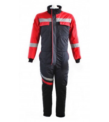 Motorcu Kışlık Su ve Rüzgar Geçirmez Reflektörlü Elyaflı Tulum