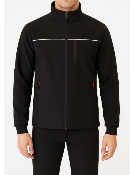 Kışlık Siyah İçi Polarli Su ve Rüzgar Geçirmez Outdoor Motosiklet Softshell Mont Kışlık Siyah İçi Polarli Su ve Rüzgar Geçirmez Outdoor Motosiklet Softshell Mont