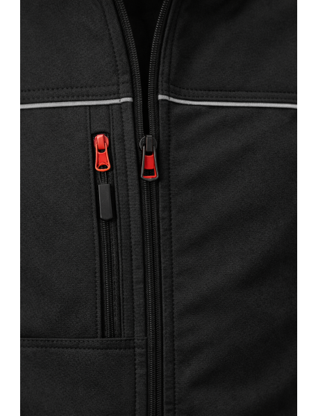 Erkek Outdoor Yelek Siyah | Softshell Fermuarlı Hafif Yelek