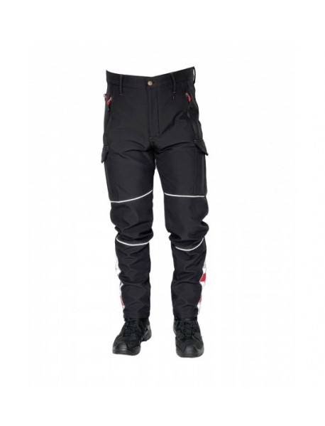 YSF WorkWear Su İtici Rüzgar Geçirmez İçi Polarlı Softshell Motorcu Pantolonu