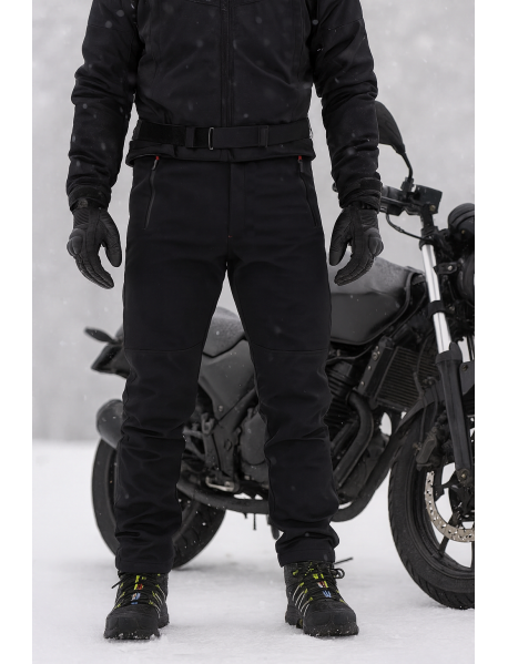 Kışlık Siyah Softshell Outdoor Motorcu Pantolonu – Su ve Rüzgar Geçirmez Polar İçli Kışlık Siyah Softshell Outdoor Motorcu Pantolonu – Su ve Rüzgar Geçirmez Polar İçli