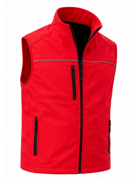 Erkek Outdoor Yelek Kırmızı | Softshell Fermuarlı Hafif Yelek Erkek Outdoor Yelek Kırmızı | Softshell Fermuarlı Hafif Yelek